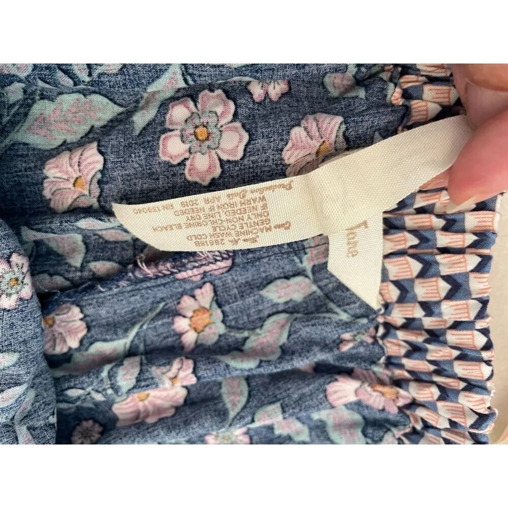 Matilda Jane Navy Floral A Day Off Pants Size S Cottagecore Tweecore Prettycore